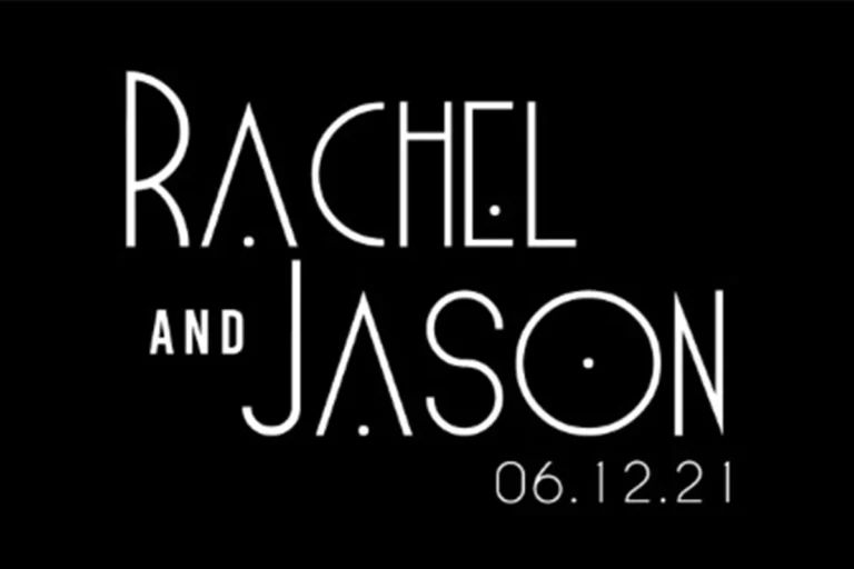 custom wedding monogram gobo rental phoenix